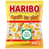 Bonbons gélifiés Oeufs au Plat HARIBO, 300g