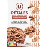 Céréales Pétales de riz et blé complet avec copeaux chocolat au lait,550g