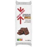 Chocolat  au lait et riz PRIX MINI, 4 tablettes de 100g