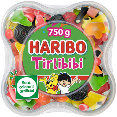 Bonbon Tirlibibi HARIBO, boîte 750g