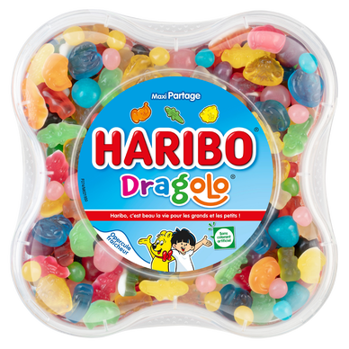 Confiserie assortie dragolo HARIBO boîte 750g
