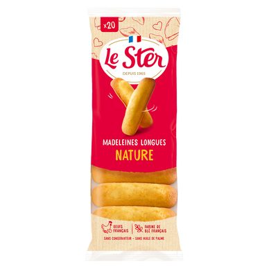 Madeleines longues aux oeufs frais LE STER LE PATISSIER x20 250G