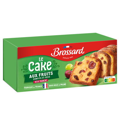 Cake au fruits BROSSARD, 300g