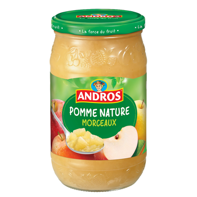 Dessert fruitier de pomme en morceaux ANDROS, 740g