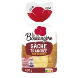 Gâche pur beurre tranchée LA BOULANGERE, 400g