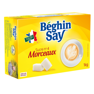 Sucre en morceaux N°4 BEGHIN SAY, 1kg