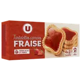 Tartelettes carrées à la fraise  127g