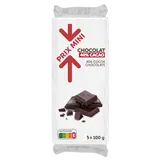 Chocolat noir 40% cacao PRIX MINI, 5 Tablettes de 100g
