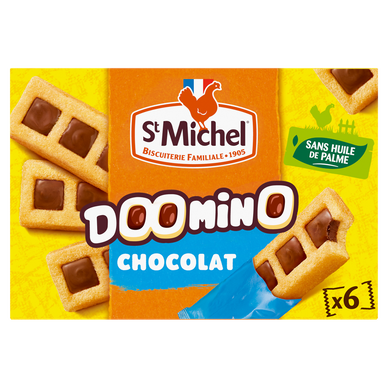 Gâteaux Doomino chocolat - ST MICHEL - x6 - 180g