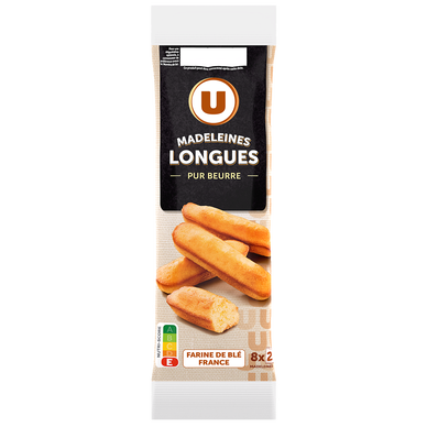 Madeleines longues pur beurre - 250g