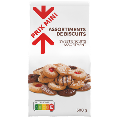 Assortiment biscuits PRIX MINI - 500g