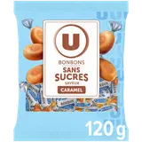Bonbons sans sucre saveur caramel stevia  120g