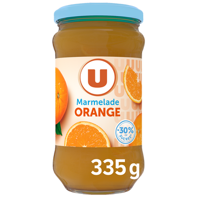 Marmelade d'orange allégée  pot de 335g