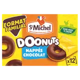 Gâteaux Donuts nappés chocolat - ST MICHEL - x12 - 360g