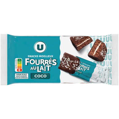 Gâteau Moelleux coco fourré au lait 390g