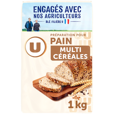 Mélange de farines boulangères pour pain multicéréales  1kg