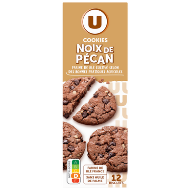 Cookies noix de pécan et pépites de chocolat  paquet de 200g