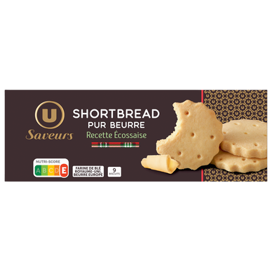 Gâteaux Shortbread pur beurre , 150g