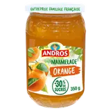 Confiture allégée d'orange ANDROS, 350g