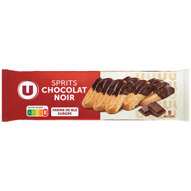 Gâteau Sprits au chocolat au noir paquet de 150g