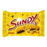 Barres de corn flakes nappées de chocolat SUNDY, 5 pièces, 180g