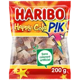 Confiserie happy cola pik HARIBO, sachet de 200g
