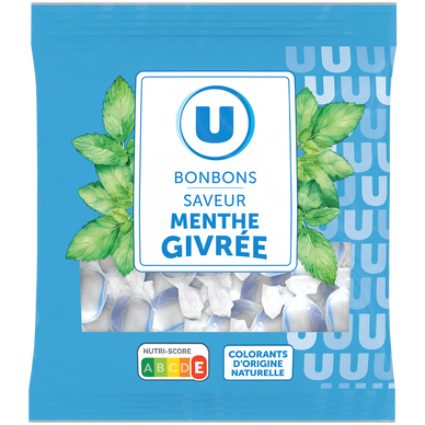 Bonbons à la menthe givrée  sachet de 250g