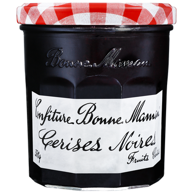 Confiture de cerises noires BONNE MAMAN, 370g