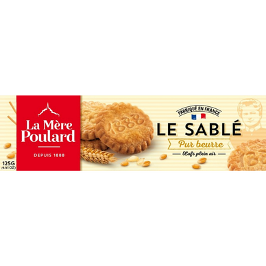 Galettes Biscuits Sablés du Mont St Michel LA MÈRE POULARD, 125g