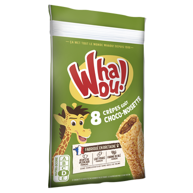 Crêpes choco-noisette WHAOU! x8 - 256g