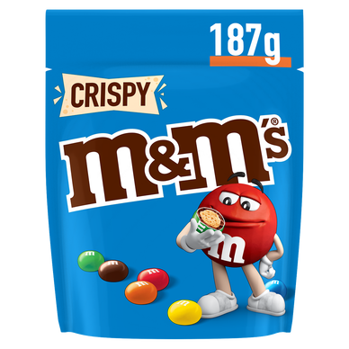Bonbons chocolat Riz soufflé Crispy M&M'S 187g