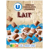 Céréales chocolatées fourrées au lait - paquet de 375g