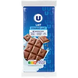 Chocolat au lait fourré lait  2 Tablettes de 100g