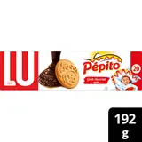 Biscuits nappés chocolat noir PEPITO LU, Paquet 192g