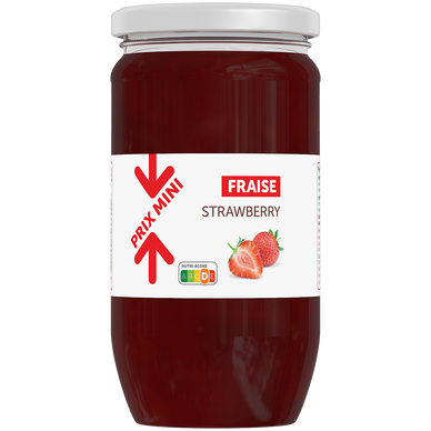 Préparation de fraises PRIX MINI 1kg
