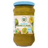 Confiture de reines Claude allégée  bocal de 335g