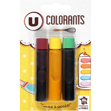 Colorants  3x6ml, 18ml