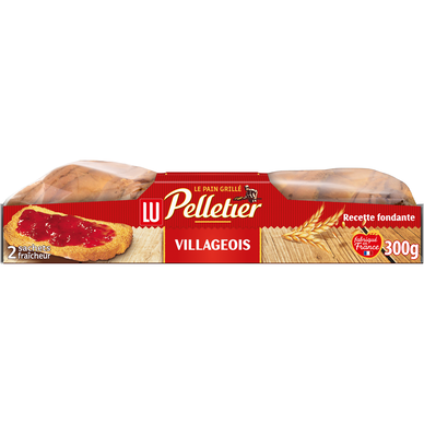 Biscottes pain grillé villageois, PELLETIER, 300g