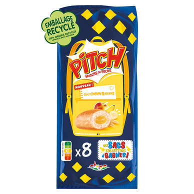 PITCH brioche pomme banane x8 300g