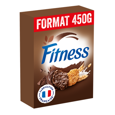 Céréales chocolat noir FITNESS - 450g