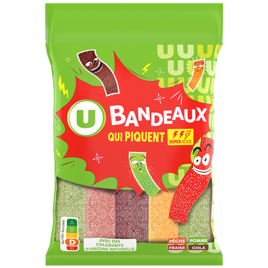 Bonbons longs gélifiés qui piquent  200g