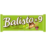 Barre chocolatée raisins noisettes BALISTO, x9, 167g