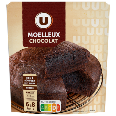 Préparation pour moelleux chocolat doypack 500g