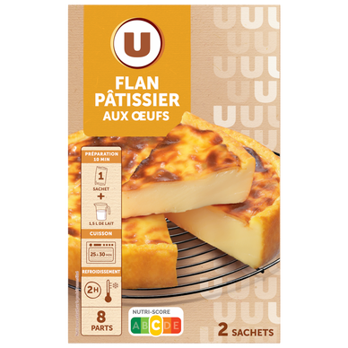 Préparation pour flan patissier aux oeufs  paquet de 720g