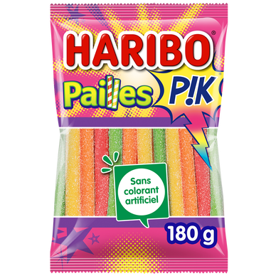 Bonbon Paille pik HARIBO, sachet de 180g