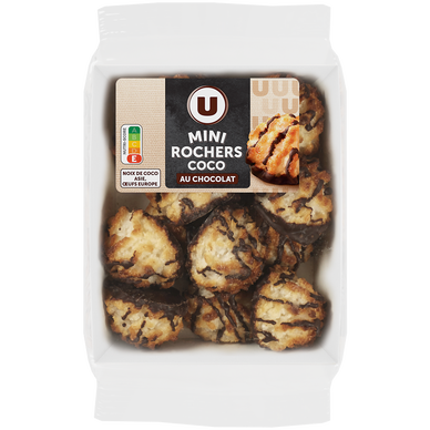 Mini rochers à la noix de coco avec chocolat  200g