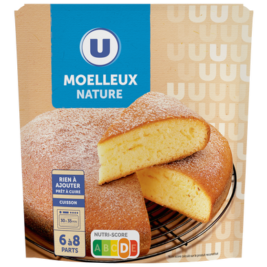 Préparation pour moelleux nature  doypack de 500g