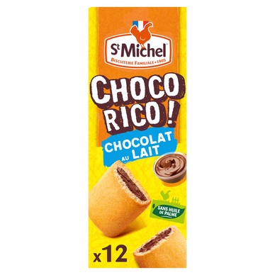 Biscuits Chocorico chocolat au lait - ST MICHEL - x12 -225g