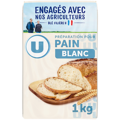 Mélange de farines boulangères pour pain blanc  1kg