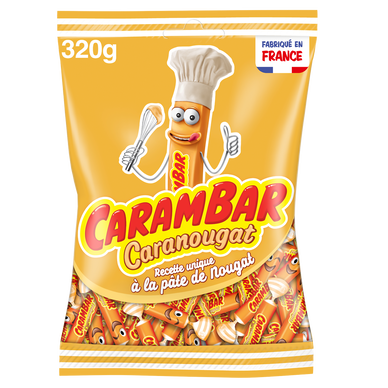 Bonbons Caranougat CARAMBAR - Sachet de 320g